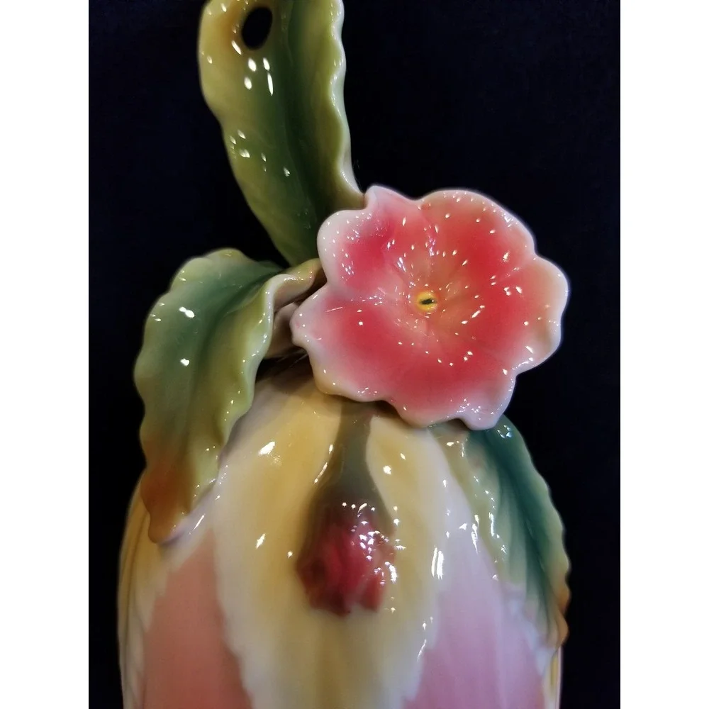 Vintage Unique Porcelain Flower Bell 6